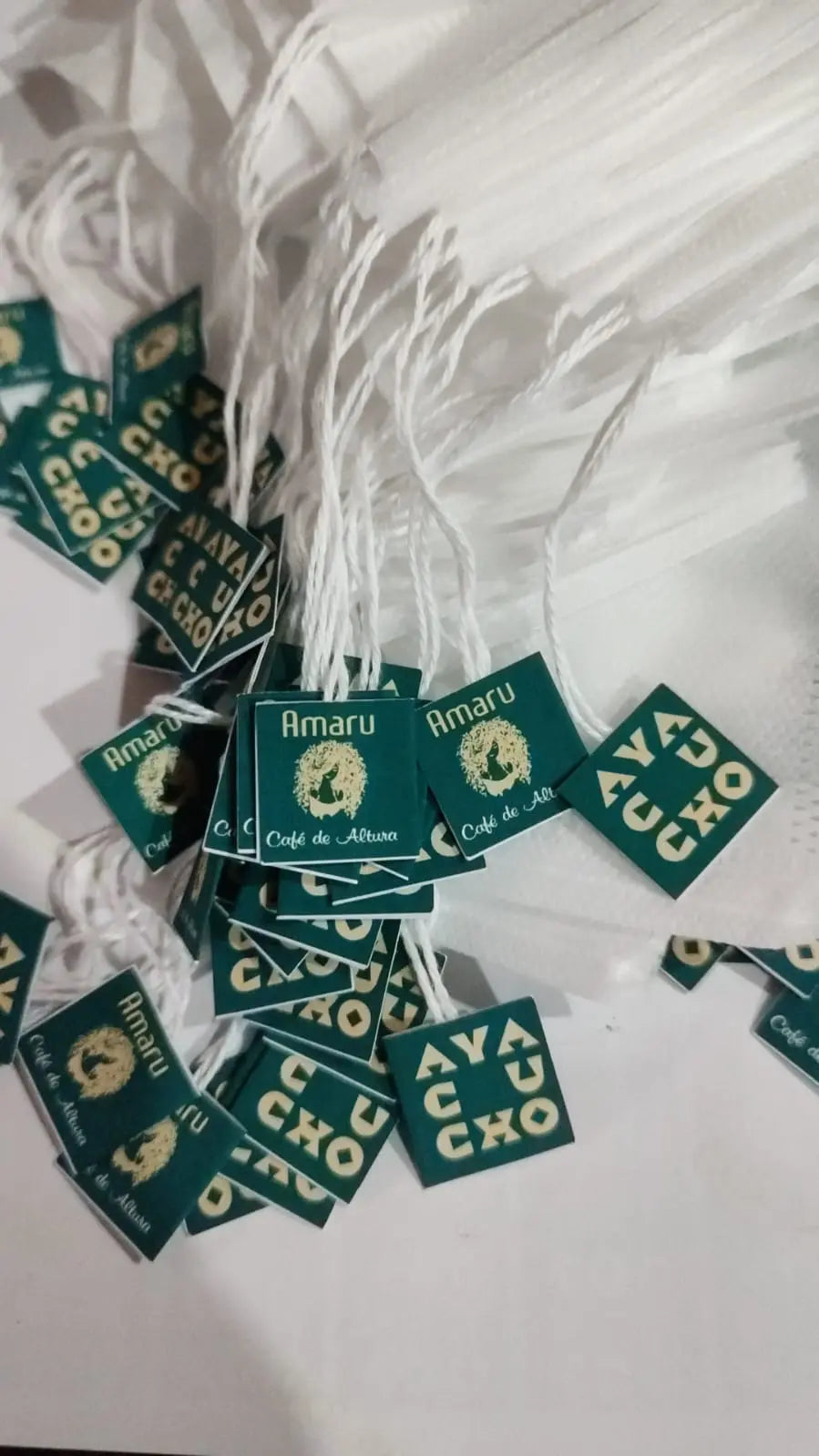 Etiquetado Personalizado de Bolsitas Filtrantes La Semillita Peruana