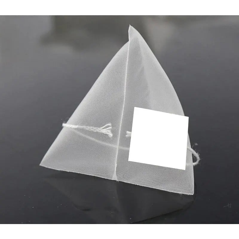 Filtrante nylon "Pirámide" etiqueta blanca La Semillita Peruana