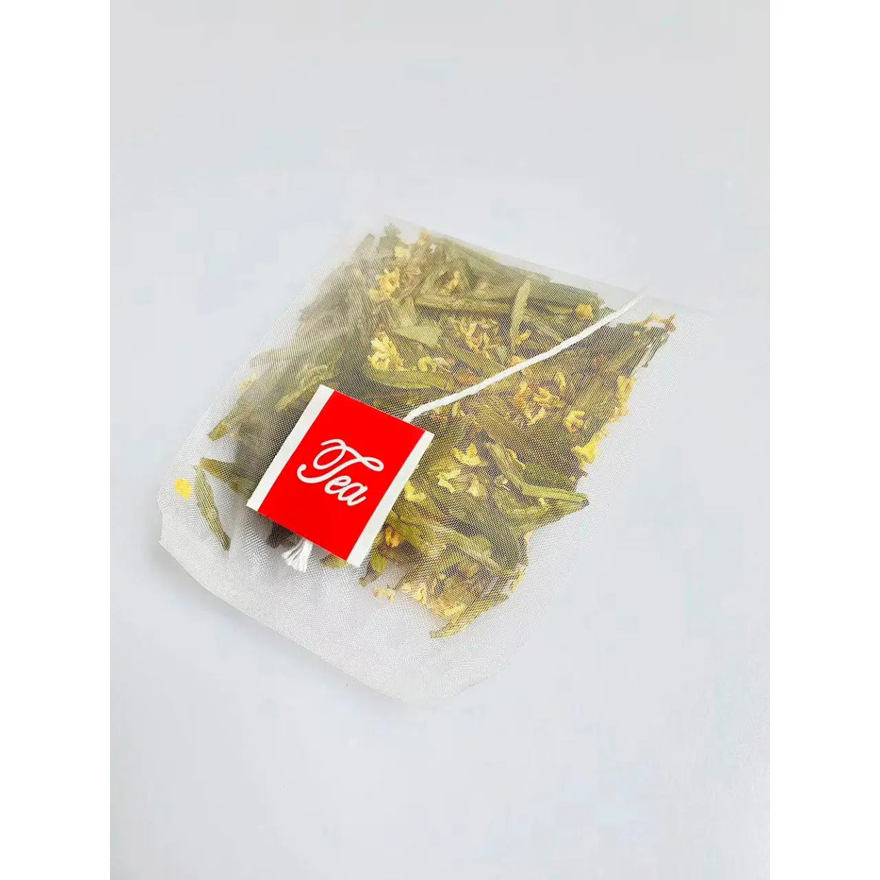 Filtrante nylon etiqueta Tea La Semillita Peruana