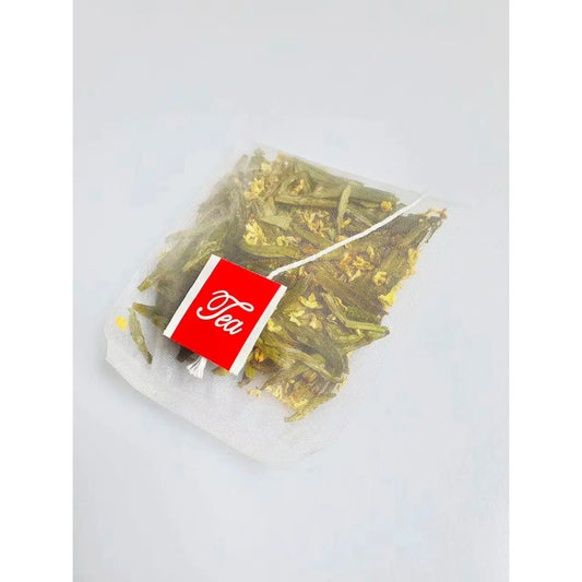 Filtrante nylon etiqueta Tea La Semillita Peruana