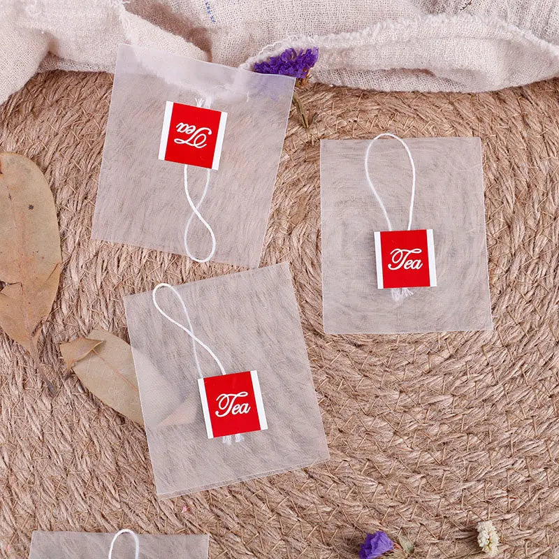 Filtrante nylon etiqueta Tea La Semillita Peruana