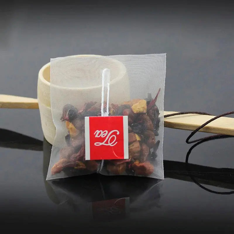 Filtrante nylon etiqueta Tea La Semillita Peruana