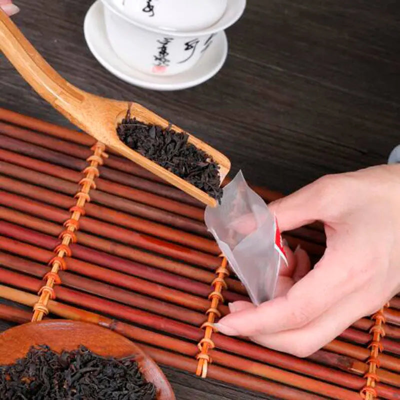 Filtrante nylon etiqueta Tea La Semillita Peruana