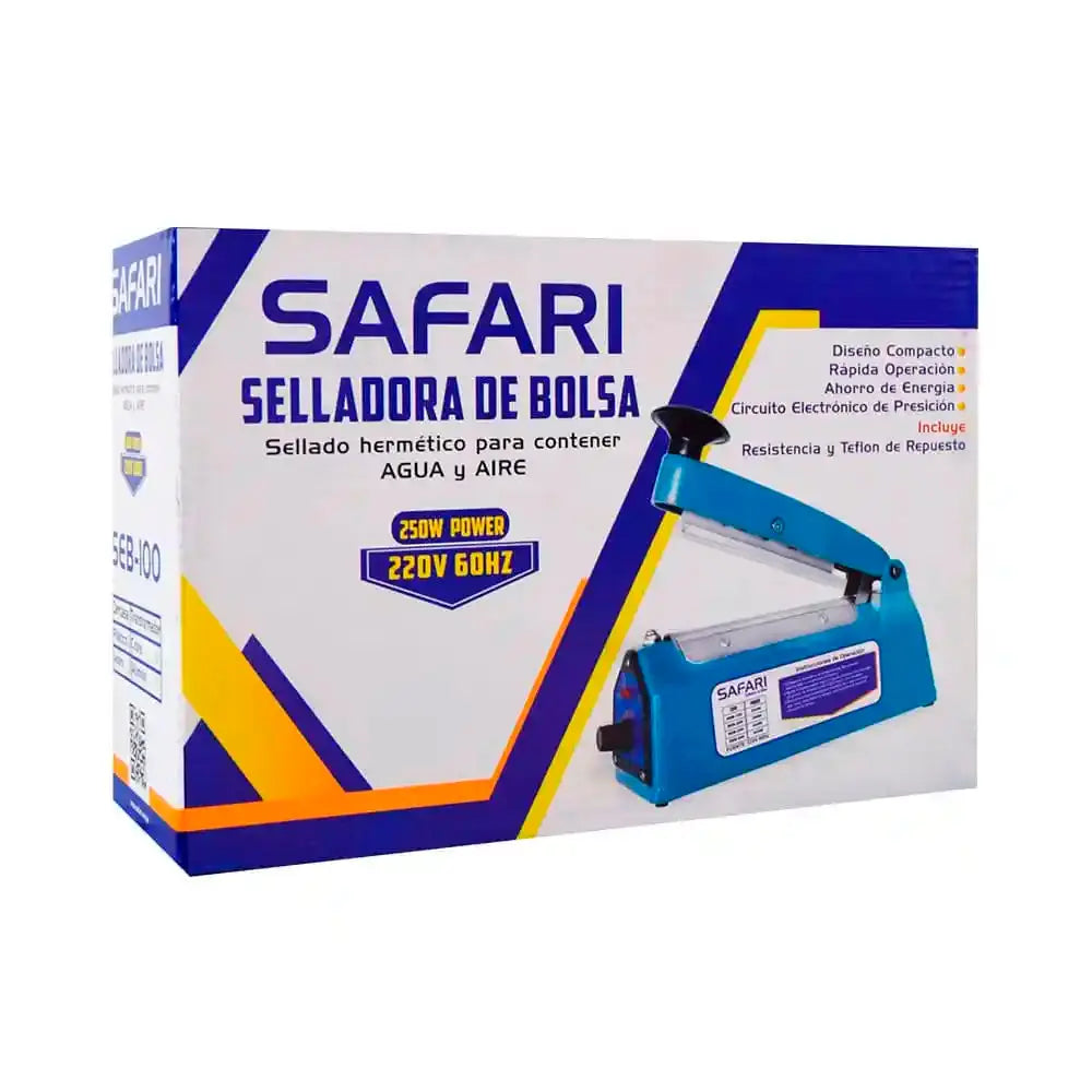 Selladora de bolsa 10 cm plástico, Safari La Semillita Peruana