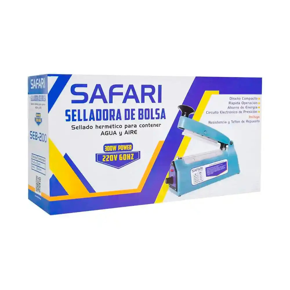 Selladora de bolsa 20 cm, plástico, Safari La Semillita Peruana