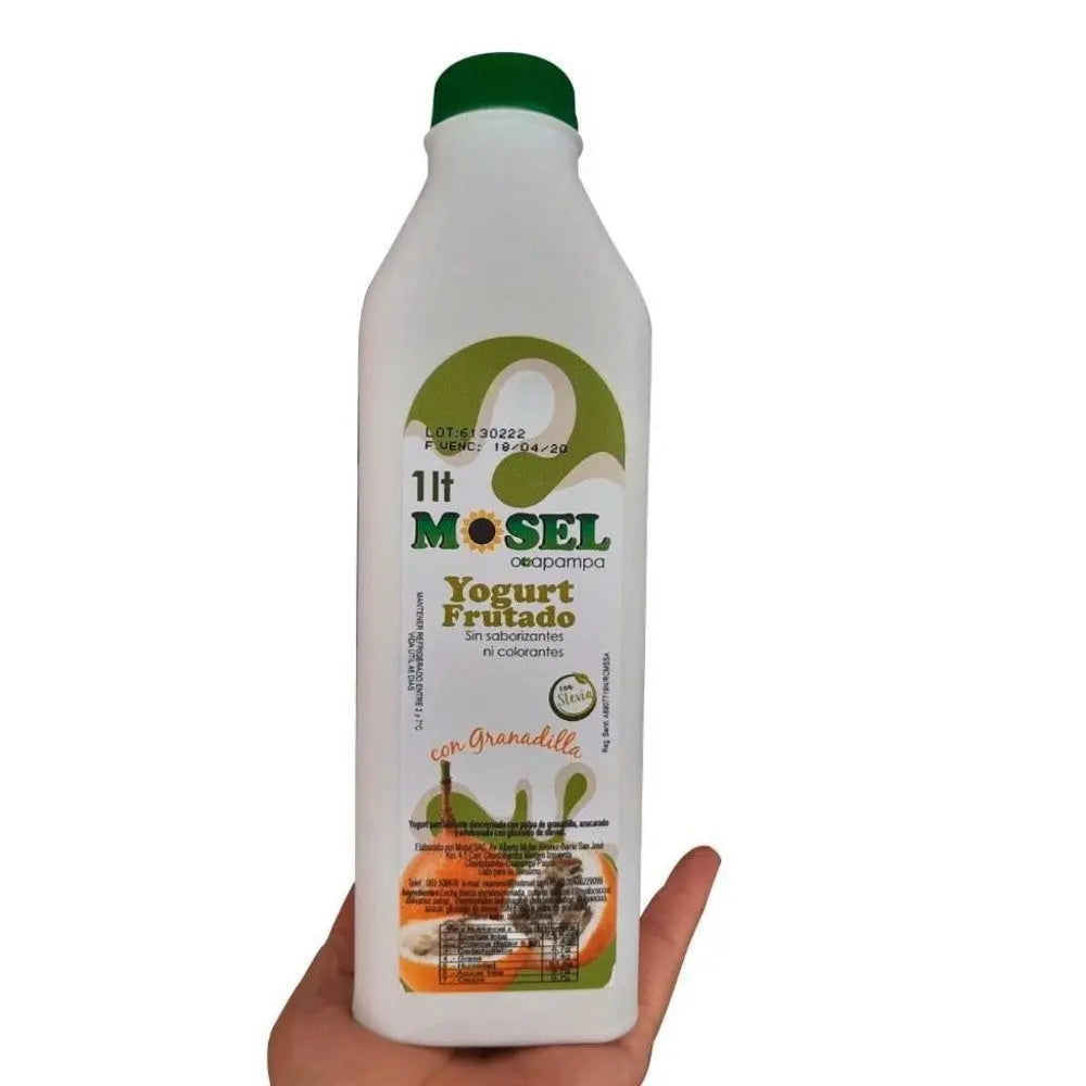 Copia de MOSEL Yogurt frutado durazno x 1lt Mosel