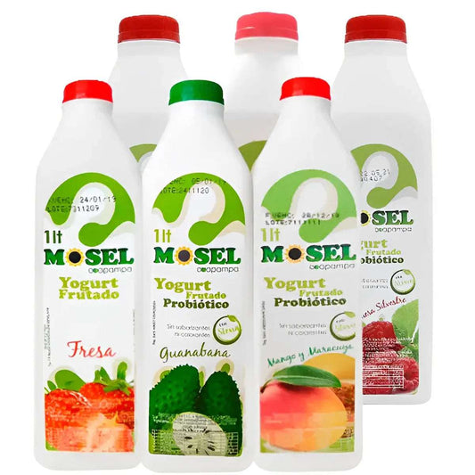 Copia de MOSEL Yogurt probiótico frambuesa silvestre con stevia  x 1lt Mosel
